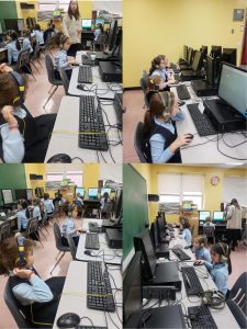 2nd Grade began SuccessMaker in computer class.