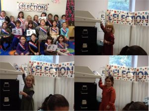 High turnout vote in Pre 1A. Curious George wins over the Cat in the Hat in a landslide victory, 17-2!