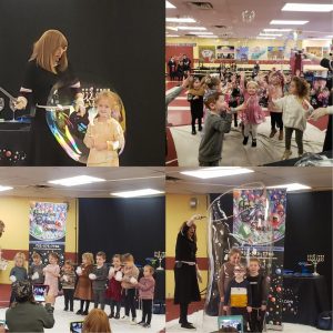 The Preschool kicks off Chanukah festivities with the Amazing Bubble Show!