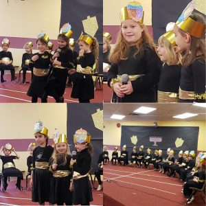 Pre 1A girls Chanukah Choir!