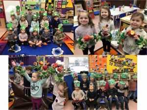 The Preschool welcomed Chodesh Shvat with song, dance and activities about trees growing.
