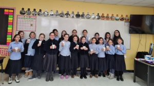 The Preschool welcomed Chodesh Shvat with song, dance and activities about trees growing.