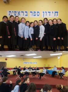 We are so proud of our talmidos in grades 5-8 who were in the chidon on Sefer Breishis.They drew upon their broad range and detailed knowledge to answer challenging questions.