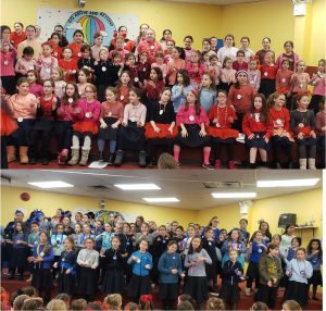 Both teams, Horim and Morim, showed lots of spirit during our color war!