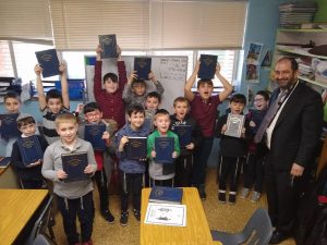 3rd Grade began Sefer Shemos!