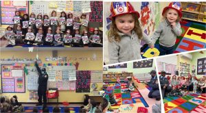 Firefighter Joe came to the Preschool to teach us about fire safety!