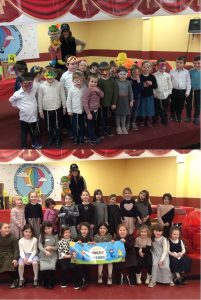 Morah Music visits Preschool for Rosh Chodesh Adar!